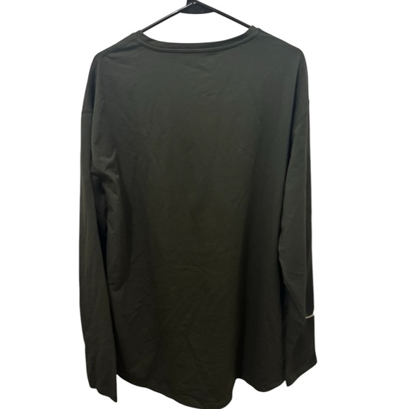Men's BYLT Green Long Sleeve Henley Shirt Size XXL - Picture 2 of 5